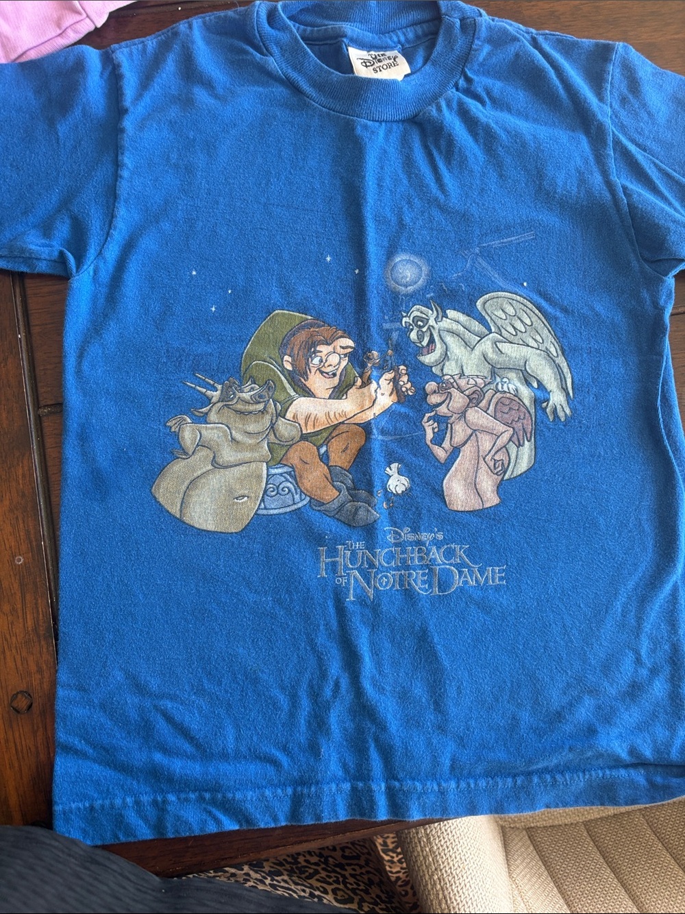 Vintage! Disney Blue The Hunchback of Notre Dame Kids Graphic Tee
